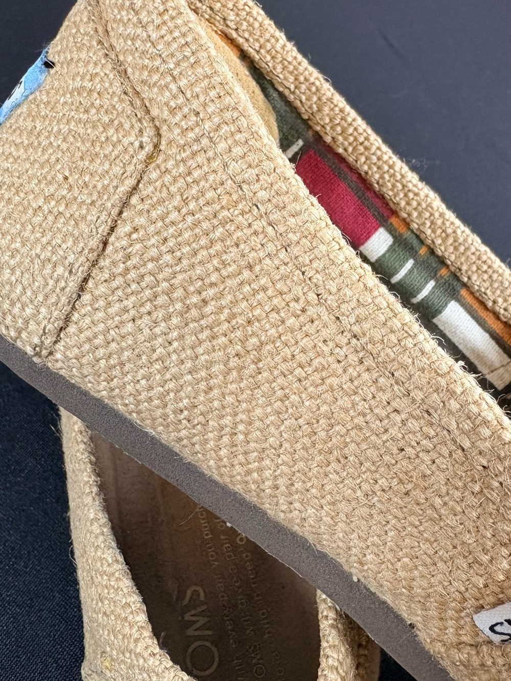 Toms women Slip-On Canvas Loafers in Tan - Picture 5 of 12